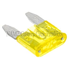 Namz NAMZ 20-AMP MINI Fuse - 5 Pack (HD 72345-02) - NF-MIN-20