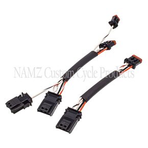 Namz NAMZ 2012+ V-Twin Dyna Handlebar Control Xtension Harness 12in. - NHCX-J12