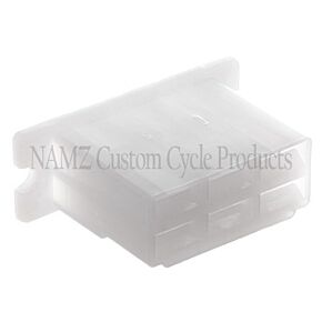 Namz NAMZ 250 Series 6-Position Dual Row Female Connector w/Mount (5 Pack) - NH-RB-6BT