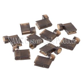 Namz NAMZ .25in Female Black Flag Terminal - 10 Pack (HD 9898) - NIS-BFC