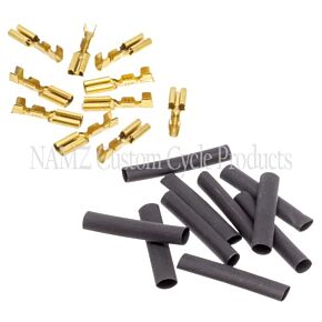 Namz NAMZ 69-81 HD Brake Switches 1/8in. Female Crimp Terminal 22-16g w/Heat Shrink - 10 Pack (HD 9904) - NHD-9904