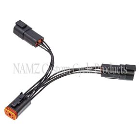 Namz NAMZ 94-11 V-Twin Touring & Trike Models Plug-N-Play Power Port Y-Adapter - NOBD-PYH