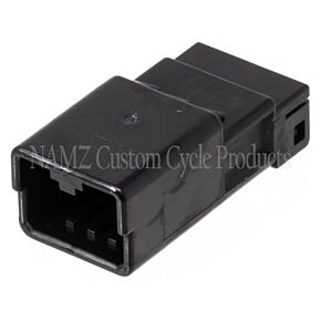 Namz NAMZ AMP 040 Series 4-Position Male Wire Cap Housing Connector (HD 72904-01BK) - NA-174967-2