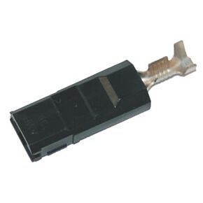 Namz NAMZ AMP .25in. Female Black Socket Housing w/Terminal - 20 Pack (HD 72290-94) - NHD-72290-94