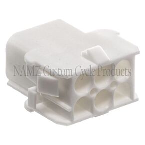 Namz NAMZ AMP Mate-N-Lock 6-Position Male Wire Cap Connector w/Wire Seal - NA-350781-1