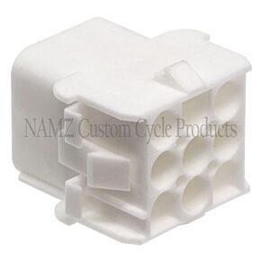 Namz NAMZ AMP Mate-N-Lock 9-Position Male Wire Cap Connector w/Wire Seal - NA-350782-1