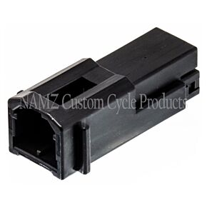 Namz NAMZ AMP Multilock 2-Position Male Wire Cap Housing (HD 73102-96BK) - NA-174460-2