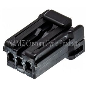 Namz NAMZ AMP Multilock 3-Position Female Wire Plug Housing (HD 73153-96BK) - NA-174921-2