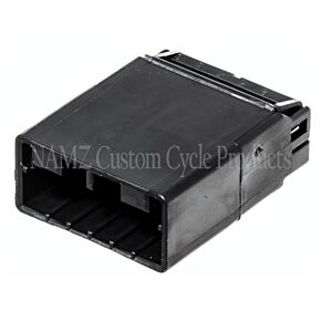 Namz NAMZ AMP Multilock 6-Position Male Wire Cap Housing (HD 73106-96BK) - NA-174930-2