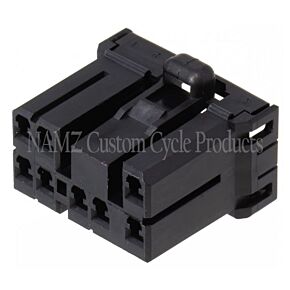 Namz NAMZ AMP Multilock 8-Position Female Wire Plug Housing (HD 73158-96BK) - NA-173850-2