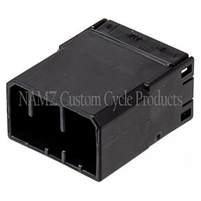 Namz NAMZ AMP Multilock 8-Position Male Wire Cap Housing (HD 73108-96BK) - NA-174931-2