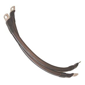 Namz NAMZ Battery Cables 19in. Black (1/4in. & 5/16in. Lugs) - Pair - NBC-B19