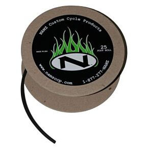 Namz NAMZ Black Heatshrink 2-1 Ratio 25ft. Spool (3/8in. ID) - NHSR-25038
