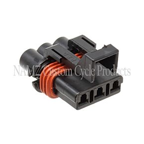 Namz NAMZ Delphi-Packard Weatherpack 3-Position Female Wire Connector w/Seals - NDP-38065