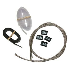 Namz NAMZ External Handlebar DIY Kit SS Braided - NHCH-40DIY