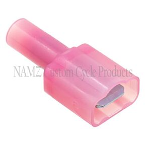 Namz NAMZ Fully Insulated .25in. Male Quick Disconnect Terminals 22-18g (25 Pack) - NIS-19004-0001