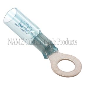 Namz NAMZ Heat Sealable .25in. Ring Terminals 16-14 (25 Pack) - NIS-19164-0026