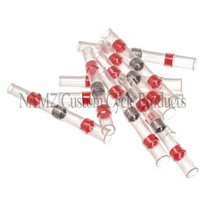 Namz NAMZ Heat Shrinkable Butt Splice w/Low Temp Solder Terminals 22-18 AWG (10 Pack) - NIS-9002
