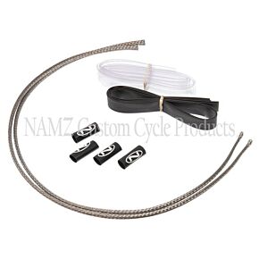 Namz NAMZ Internal Handlebar DIY Kit SS Braided - NHCH-20DIY