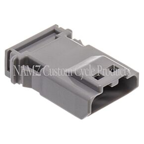 Namz NAMZ JAE MX-1900 4-Position Male Gray Pin Housing (HD 69201180) - NJ-4P52
