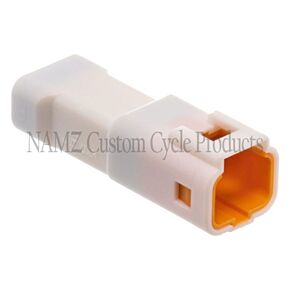 Namz NAMZ JST 3-Position Male Connector Tab w/Wire Seal - NJST-03P