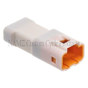 Namz NAMZ JST 4-Position Male Connector Tab w/Wire Seal - NJST-04P