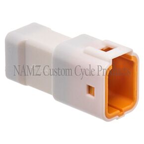 Namz NAMZ JST 6-Position Male Connector Tab w/Wire Seal (HD 69201163) - NJST-06P