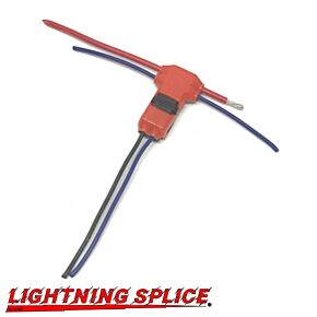 Namz NAMZ Lightning Splice Kit T-Connection 18-22g 2-Wire to 2-Wire (5 Pack) - NLS-T22