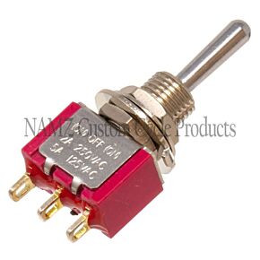 Namz NAMZ Mini Air Ride Toggle Switch 5-AMP 1/4in. Hole - NMTS-02