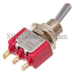 Namz NAMZ Mini High/Low Beam Toggle Switch 5-AMP 1/4in. Hole - NMTS-01