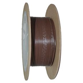 Namz NAMZ OEM Color Primary Wire 100ft. Spool 18g - Brown - NWR-1-100