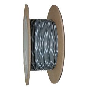 Namz NAMZ OEM Color Primary Wire 100ft. Spool 20g - Gray/White Stripe - NWR-89-100-20