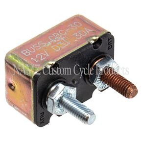 Namz NAMZ Universal 30-AMP Circuit Breaker 10/32in. Studs - Single (OEM 74599-77B) - NCB-3001