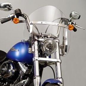 National Cycle National Cycle 06-23 Harley-Davidson FX Glide/Softail 49 mm. Switchblade Windshield Shorty-Clear - N21731A
