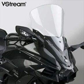 National Cycle National Cycle 18-22 Kawasaki H2SX V Stream/ Wave Tall Windshield-Clear - N20129