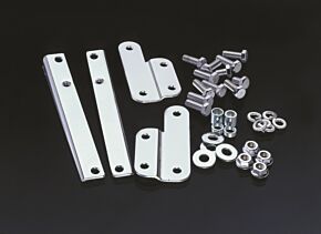 National Cycle National Cycle 49-93 Harley-Davidson FL Beaded Wide Mount Chrome Kit - KIT-CHQ