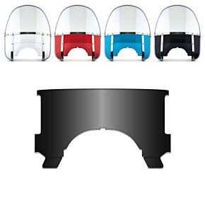 National Cycle National Cycle 60-84 Harley-Davidson FLH Lower Window-Black - 23013