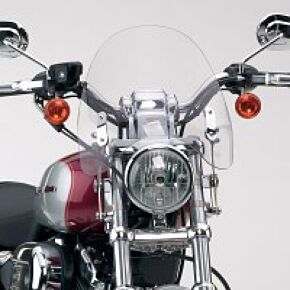 National Cycle National Cycle 88-22 Harley-Davidson XL,FX Narrow 39 mm. Switchblade Windshield Deflector-Clear - N21917