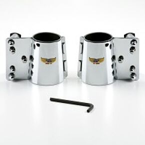 National Cycle National Cycle 97-23 Honda VT400-1100 Shadow Wide Mount Chrome Kit - KIT-JB