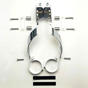 National Cycle National Cycle 98-04 Suzuki VL1500 Intruder Beaded Wide Mount Chrome Kit - KIT-BH