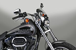 National Cycle National Cycle Fits 44-51 mm. O.D. Flyscreen-Chrome Lt. Tint - N2554-001