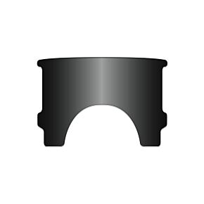 National Cycle National Cycle Harley-Davidson FLST/FX Replacement Window-Black - 23023