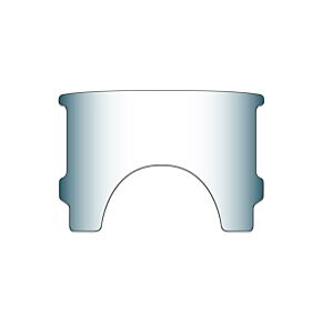 National Cycle National Cycle Harley-Davidson FLST/FX Replacement Window-Clear - 23020