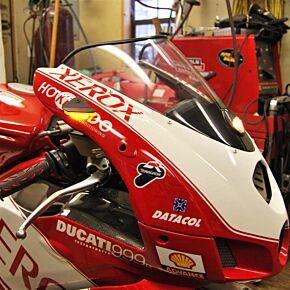 NEW RAGE CYCLES New Rage Cycles 03-06 Ducati 999 Mirror Block Off Turn Signals - 999-MBO-D