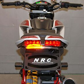 NEW RAGE CYCLES New Rage Cycles 13-19 Ducati Hypermotard 939/821 Fender Eliminator Kit w/Load EQ - HYPER-FE-S-L