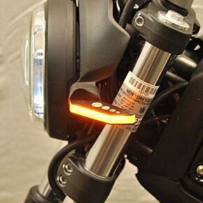 NEW RAGE CYCLES New Rage Cycles 15+ Ducati Scrambler Cafe Racer/Sixty2/Desert Sled Front Turn Signals w/Load EQ - CD62-FB-L