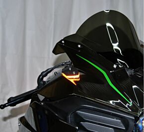 NEW RAGE CYCLES New Rage Cycles 15+ Mirror Block Off Turn Signals - H2-MBO