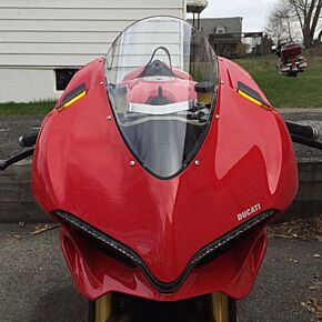 NEW RAGE CYCLES New Rage Cycles 16-19 Ducati 959 Panigale Mirror Block Off Turn Signals - 959-MBO-B