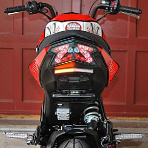 NEW RAGE CYCLES New Rage Cycles 16+ Kawasaki Z125 Fender Eliminator Kit w/Load EQ - Z125-FE-L