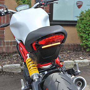 NEW RAGE CYCLES New Rage Cycles 18+ Ducati Monster 821 Fender Eliminator Kit w/Load EQ - 821-FE-18-L